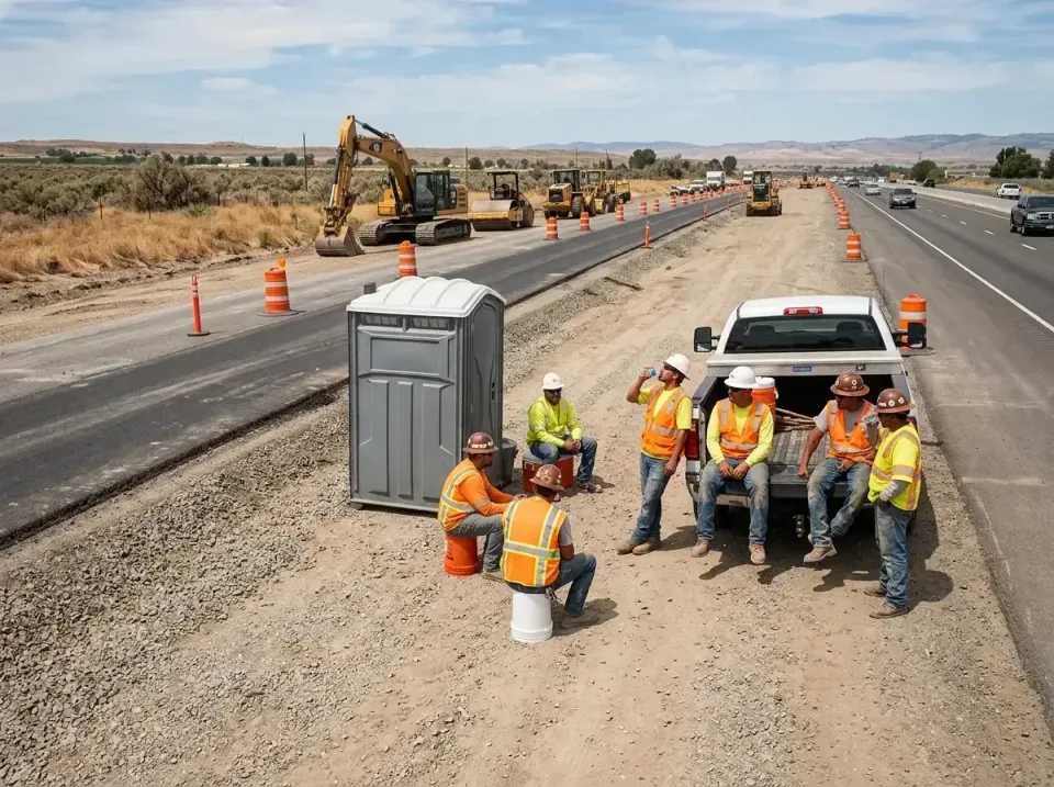 highway-road-construction-crew-007 — frequently asked questions, Porta Potty and Restroom Rentals in Westmont, CA